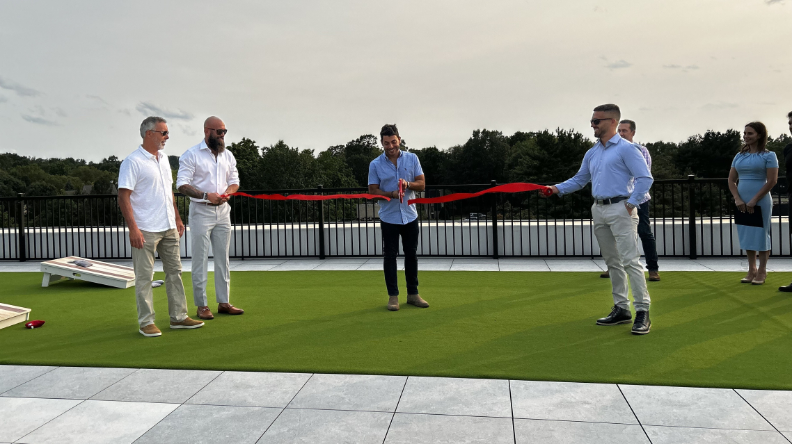 Ribbon Cutting Ceremony at the Landmark