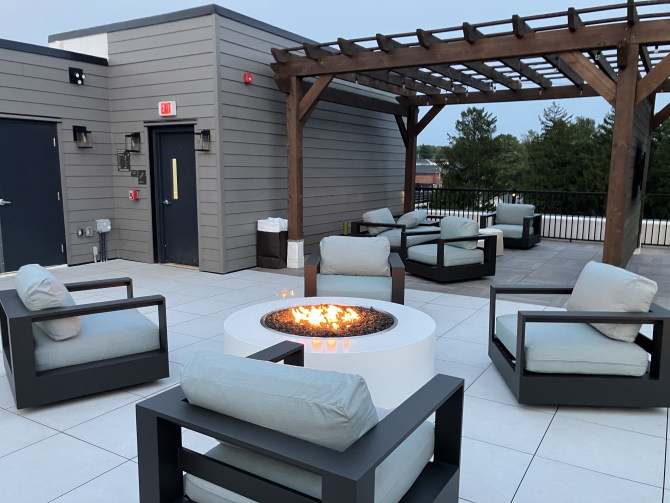 Fully Furnished Rooftop at the Landmark