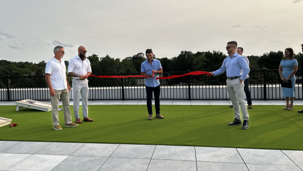 Ribbon Cutting Ceremony at the Landmark